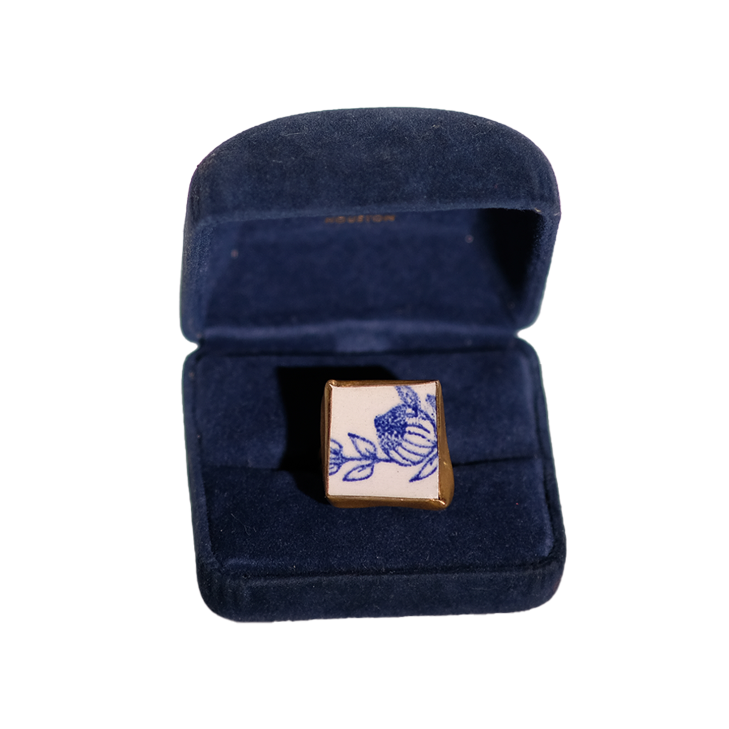 Ceramic Blue Square
