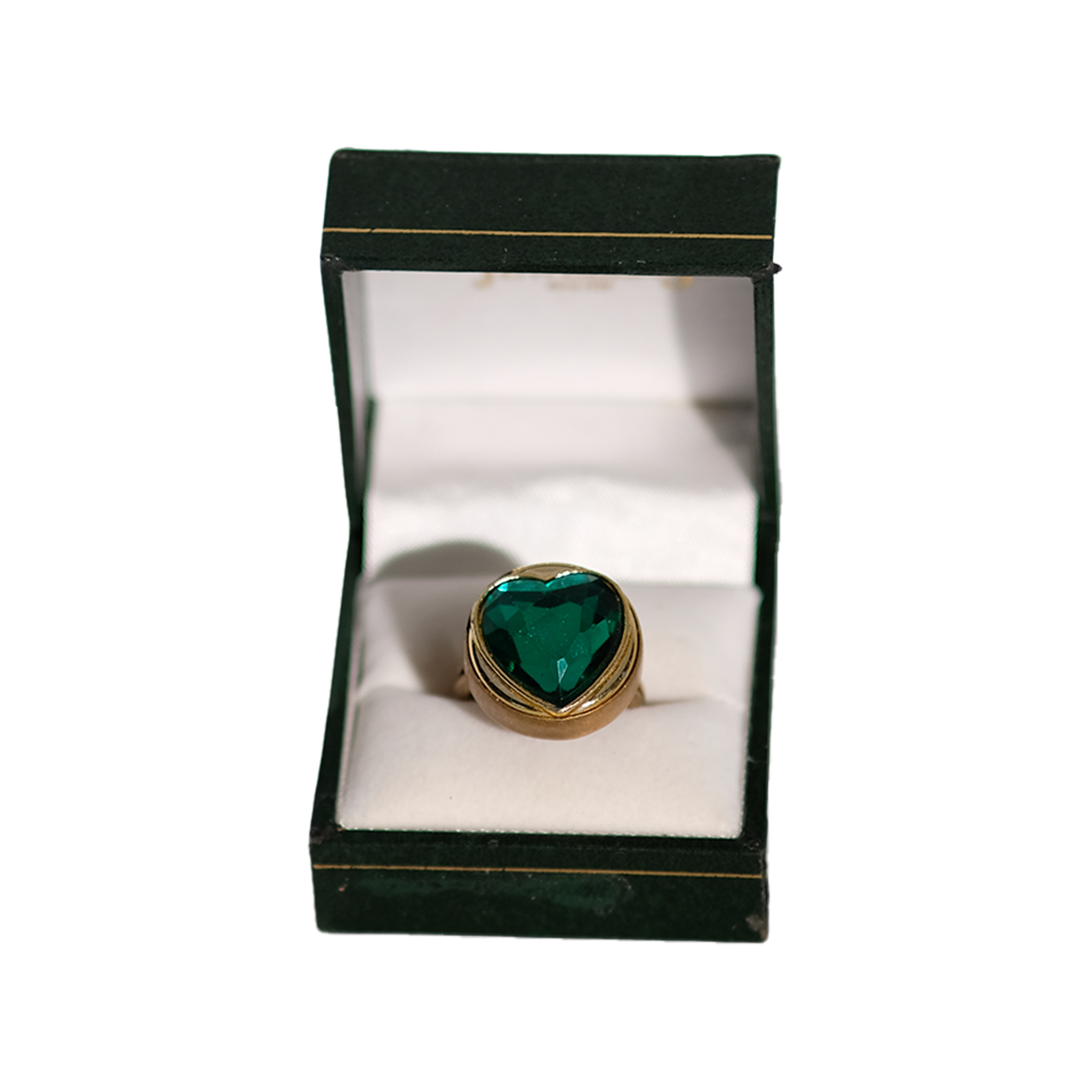 Green Glass Heart